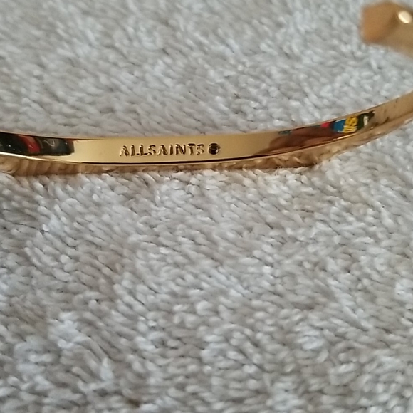 New ALLSAINTS Pavé Open Cuff Bracelet - Picture 5 of 8